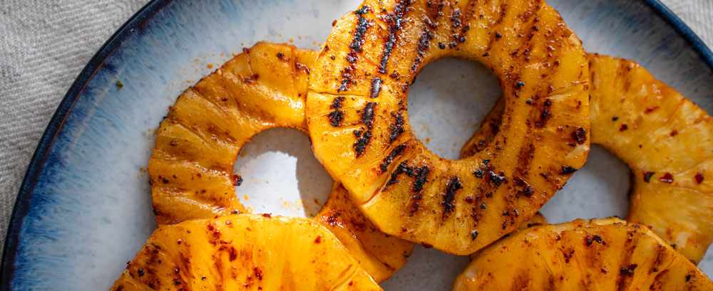 Gegrillte Sweet-Chili Ananas